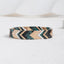 Retro Streetwear Unisex Alloy Bangle with Colorful Elastic Design