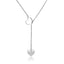 Simple Stainless Steel Heart-shaped Creative Simple Pendant Necklace