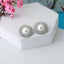 Sweet Korean Style Tulip Flower Pearl Earrings with 925 Silver Needle