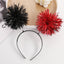 Unisex Colorful Pom Pom Hair Band for Parties and Halloween