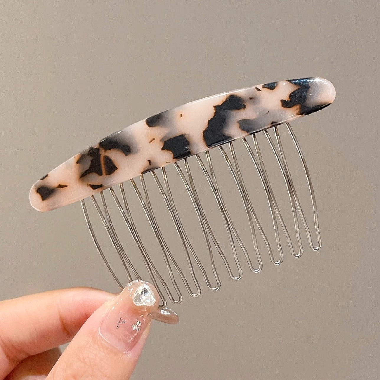 Women's Geometric Alloy Acetate Hair Comb and Hairpin Set