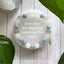 Aquamarine Natural Stone Elastic Bracelet - Unisex Ins Style Hand-Beaded Jewelry