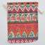 Ethnic Geometric Print Cotton Drawstring Gift Bags for Festivals