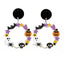 Halloween Acrylic Spider Ghost Pumpkin Cat Earrings