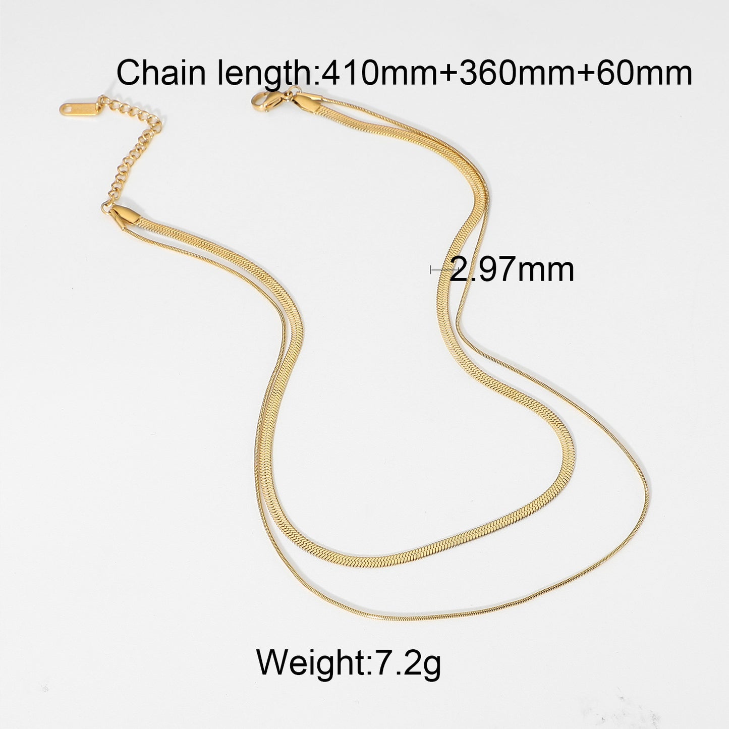 Twisted Cuban Chain 18K Gold Plated Stainless Steel Necklace Hip Hop Necklace Wholesale