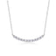 Sterling Silver Moissanite Pendant Necklace