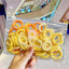 Small Daisy Nylon Hair Tie Set - 50 Pieces Fashion Hair Rings for Women