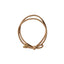 Elastic Twist Hair Tie with Metal Layered Bow