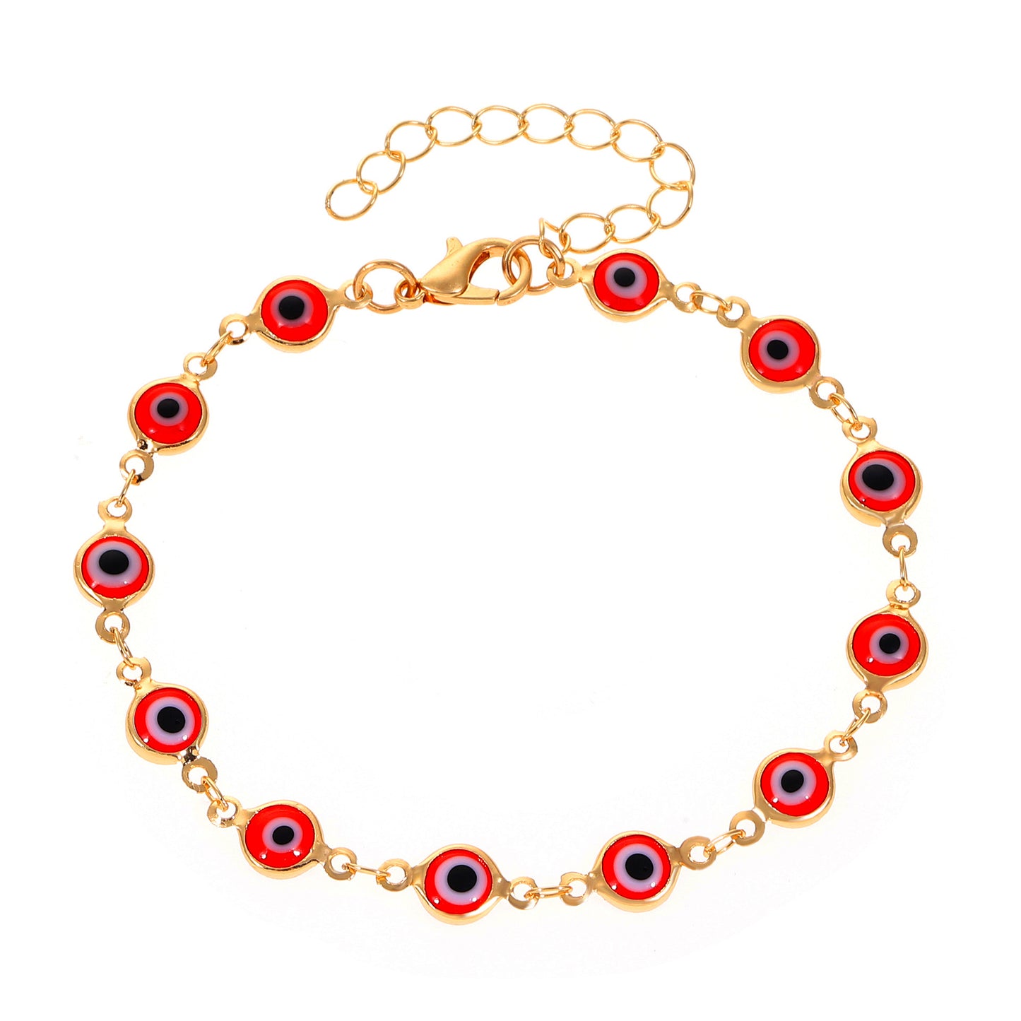 Fashion Devil'S Eye Alloy Enamel Women'S Bracelets