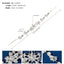 Women's Wedding Rhinestone Leaf Hair Band