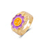 Fashion Heart Smiley Flower Geometric Alloy Ring