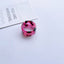 Fashion Adjustable Open Acrylic Acetate Marble Pattern Ring Set