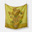 Van Gogh Sunflower Twill Silk Square Scarf