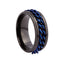 Fashion Chain Rotating Stainless Steel Ring