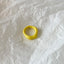 Minimalist Geometric Resin Candy Color Women's Ring