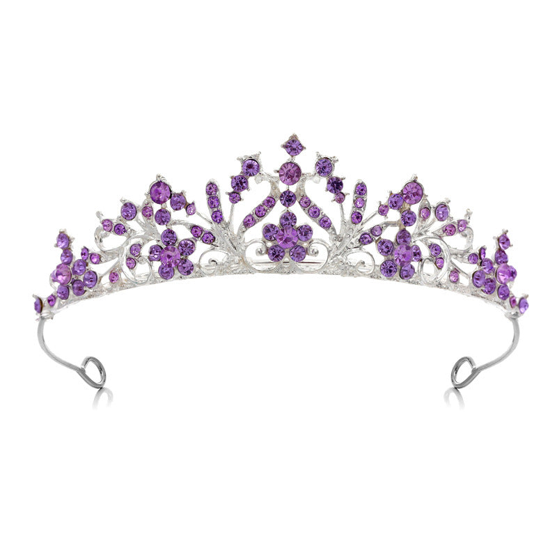 Women's Elegant Rhinestone Bridal Headpiece and Performance Tiara