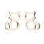 Fashion Cat Stainless Steel Plating Ear Studs 1 Pair