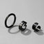 Stainless Steel Smooth Ear Cuff Set - Three-Piece Minimalist Jewelry