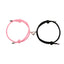 Alloy Heart Magnets Attract Simple Couple Bracelets A Pair Jewelry