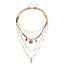 Bohemian Star Moon Multicolor Beaded Layered Necklace