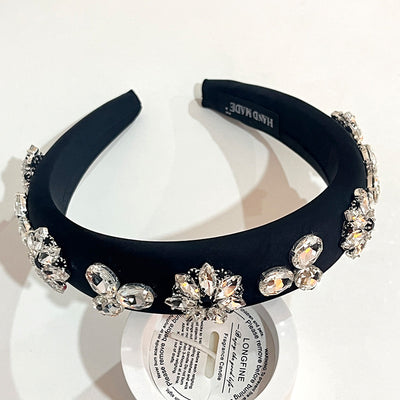 Women's Baroque Rhinestone Flower Headband