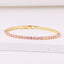 European American Fashion Zircon Multi-Color Adjustable Tennis Bracelet