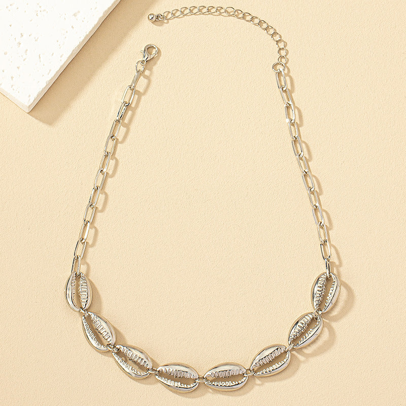 Alloy Fashion Geometric Necklace  (Alloy 1926) NHXR2430-Alloy-1926