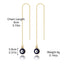 1 Pair Fashion Heart Shape Bee Butterfly Metal Plating Inlay Pearl Zircon Women'S Ear Line