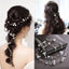 Women's Elegant Tassel Alloy Hair Band with Pearl Flower Hairpin