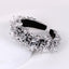 Baroque Rhinestone Pearl Crystal Beaded Wide Headband Hair Accessory