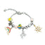 Casual Geometric Letter and Unicorn Beaded Children's Bracelet Set