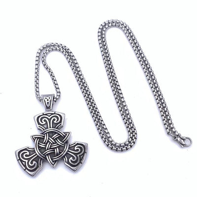 Retro Knot 304 Stainless Steel Men's Pendant Necklace