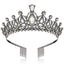 Women's Elegant Rhinestone Bridal Headpiece and Performance Tiara