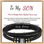 Retro Alloy Men's Multi-Layer Leather Bracelet