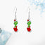 Cute Grinch Christmas Tree Stainless Steel Earrings 1 Pair