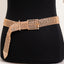 Elegant Women's Multi-Row Rhinestone Chain Belt