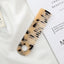 Casual European Fashion Acetate Marble Hair Comb - Anti-Static Women's Hairdressing Accessory