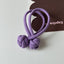 Geometric Cloth & Chinese Knot Elastic Hair Tie Set - Durable & Versatile Headband