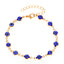 Fashion Evil Eye Enamel Copper Bracelet - Colorful Turkish Blue Eye Jewelry