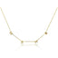 Basic Letter Copper Gold Plated Necklace 1 Piece