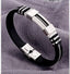 Men's Stainless Steel Silicone Hip Hop Punk Bracelet