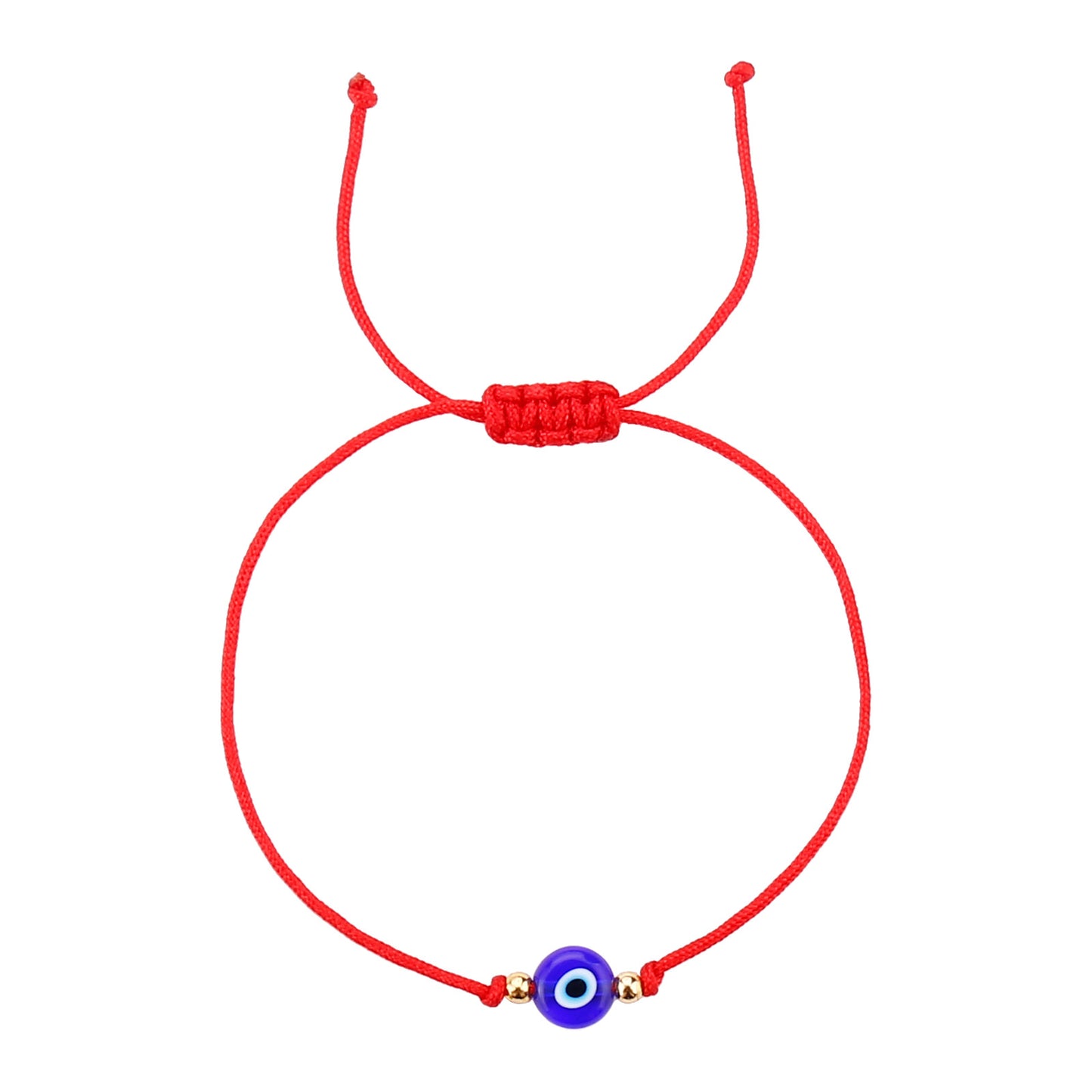 Fashion Devil'S Eye Glass Rope Unisex Bracelets 1 Piece