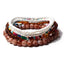 Bohemian Multi-layer Crystal Glass Beaded Bracelet for Women