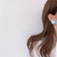 Wholesale Geometric Acrylic Ear Cuffs with S925 Silver Needle Morandi Color Clip-On Earrings