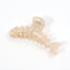 Casual Fishbone Transparent Hair Claw Clip for Women