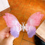 Sweet Butterfly Embroidered Pearl Hair Clip for Girls