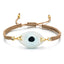 Bohemian Hand-woven Acrylic Resin Evil Eye Bracelet