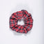 Retro Christmas Plaid Hair Tie with Sweet Balls Ornament