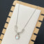 Streetwear Crystal Cat Eye Pendant Necklace for Women