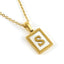 Fashion Titanium Steel Shell Letter Pendant Necklace